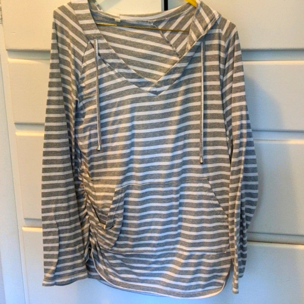 Hooded Maternity Top